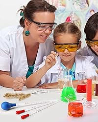 18 Pieces Lab Glassware Set Beaker Flask Cylinder