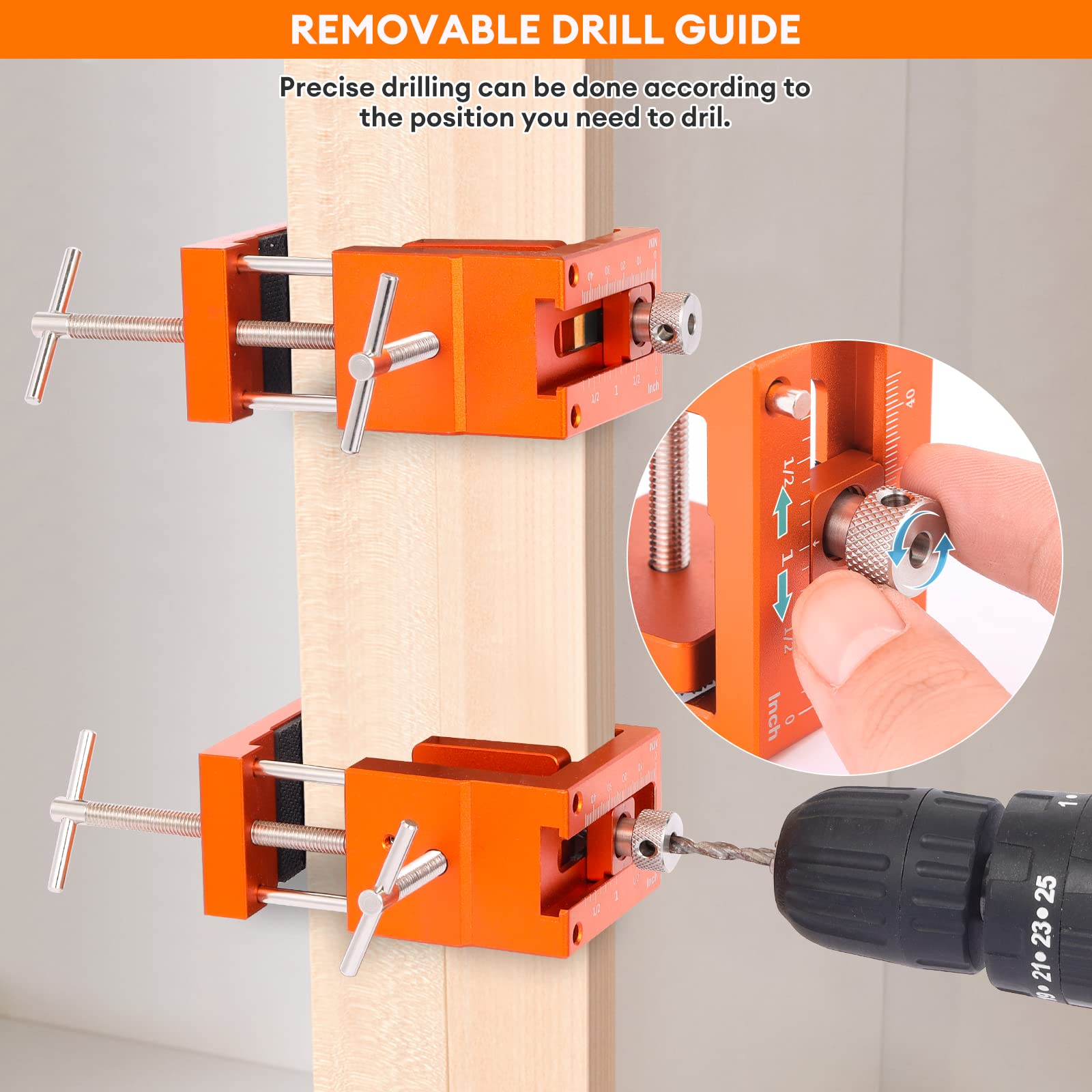 Mua 2 Pack Clamps for Installing with Adjustable Depth
