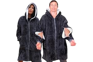 JAYOUR Dialysis Wearable Blanket with Arms Zipper Design for Hassle-Free Port Access | Oversized Blanket Hoodie - Unisex | Soft & Cozy Fabric to Keep You Warm During Dialysis | One Size Fits All Adults