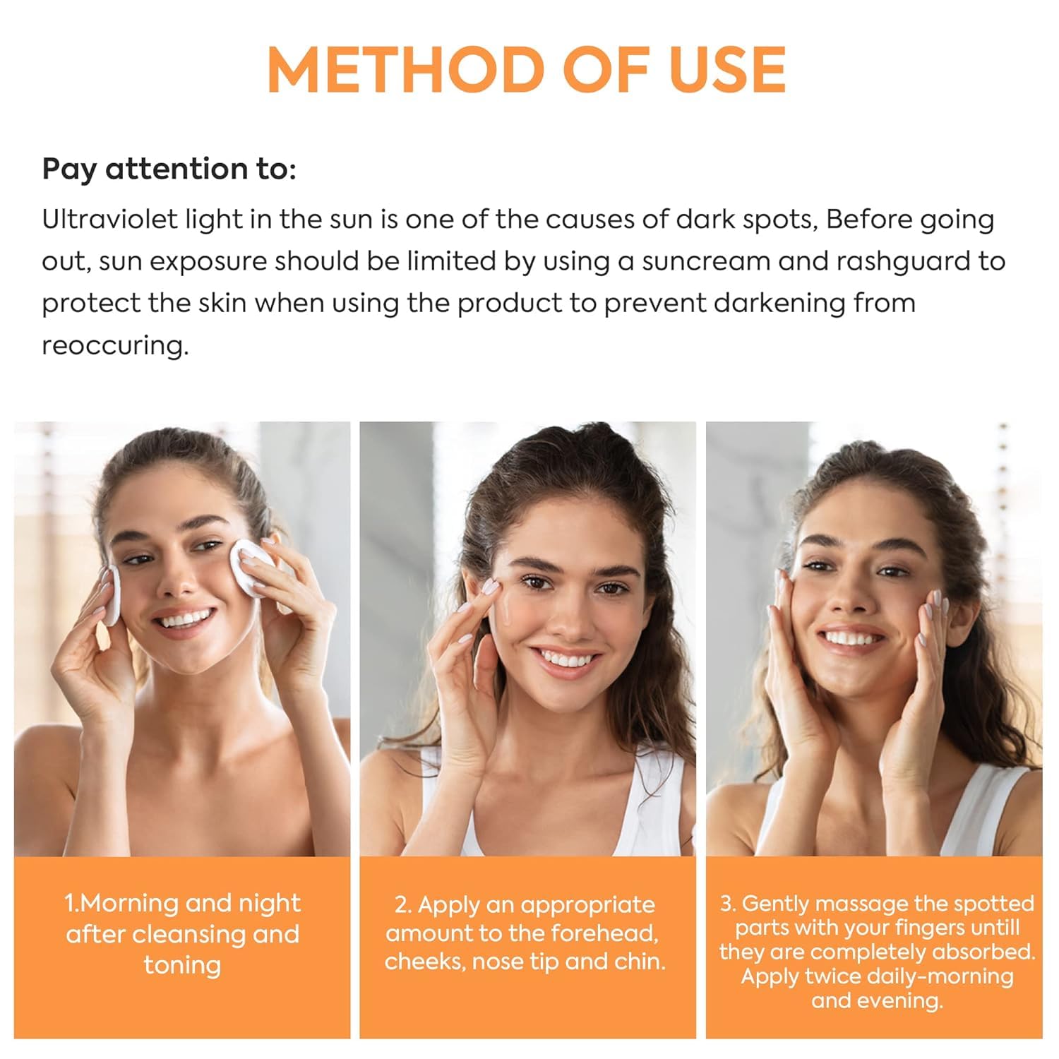 Dark Spot Remover for Face: Dark Spot Correcting Glow Serum with Acid and Niacinamide for Age Acne Melasma Freckle Brown Spots Removal Diminisher- Korean Skin Care Treatment 30ml
