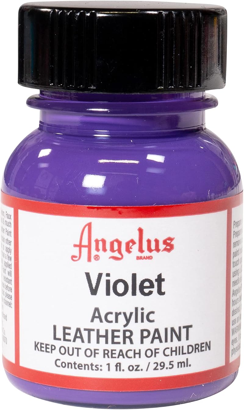 Angelus Leather Paint 1 oz Violet - Acrylic Leather Paint