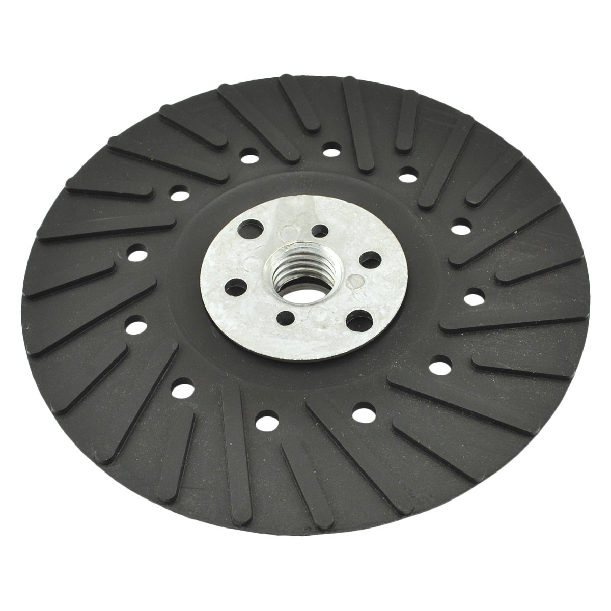 IVY Classic 42384 7-Inch Turbo Backing Pad with 5/8-Inch - 11 Thread Locking Nut, 1/Card