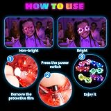 Mikulala 12Pcs Light Up Glasses Kids Party Glow Glasses Holiday Birthday view 3