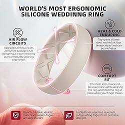 Egnaro Women’s Silicone Engagement Rings, Inner