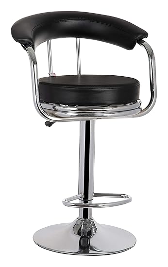MBTC Magma Bar Stool Chair in Black