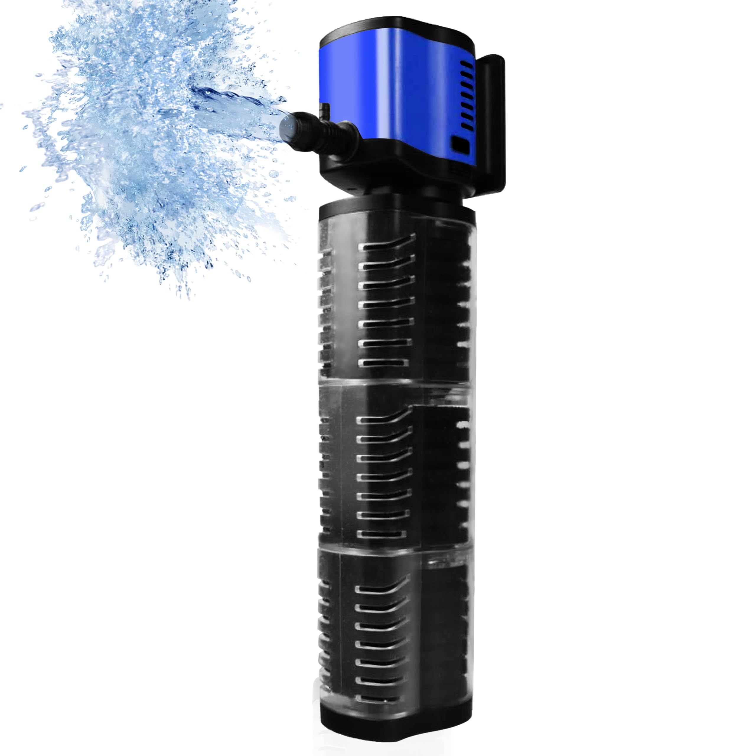 Photo 1 of Internal Aquarium Filter for 75-200 Gallons Tank, Removable, Submersible Fish Tank Filter, 400GPH Powerful Pump for Large Fish Tanks, Turtle Tanks, Deodorization Decontamination Filter System