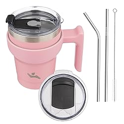 Konokyo 10 oz Tumbler with Handle and 2 Straw 2