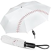 Lejorain Baseball Umbrella - Sports Game Umbrellas Automatic Open and Close Portable Baseball Folding Compact Umbrella Travel Windproof