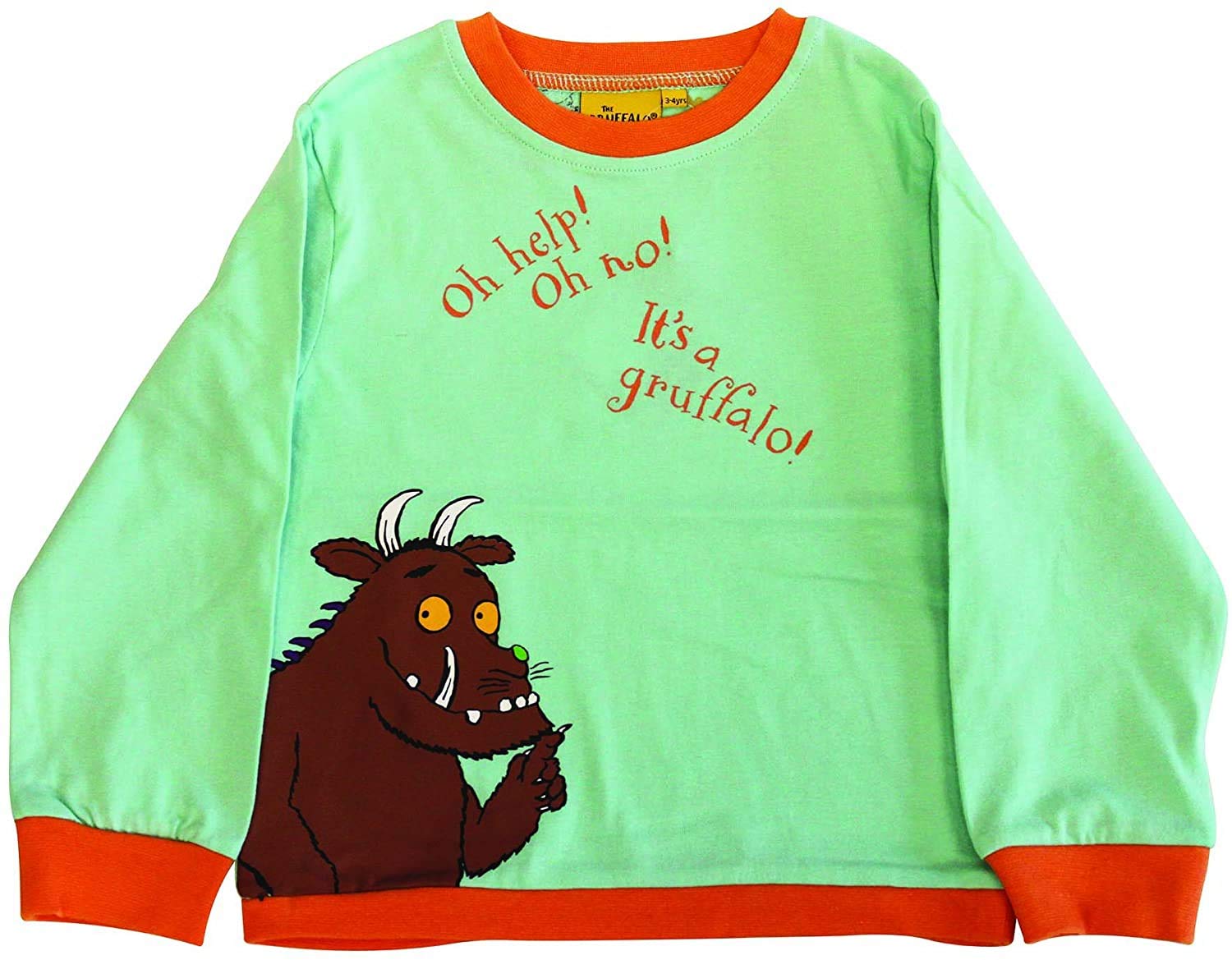 The Gruffalo Long Sleeve T-Shirt (5-6 Years) Green Orange