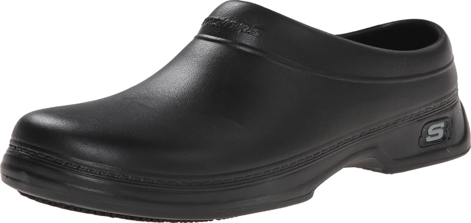  | Skechers for Work Men's Balder Slip Resistant Work Clog | Mules & Clogs