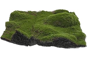 Toyvian Faux Moss Grass Turf Mat 30x30cm Artificial Moss Rug for DIY Terrarium Garden Decor Indoor Outdoor