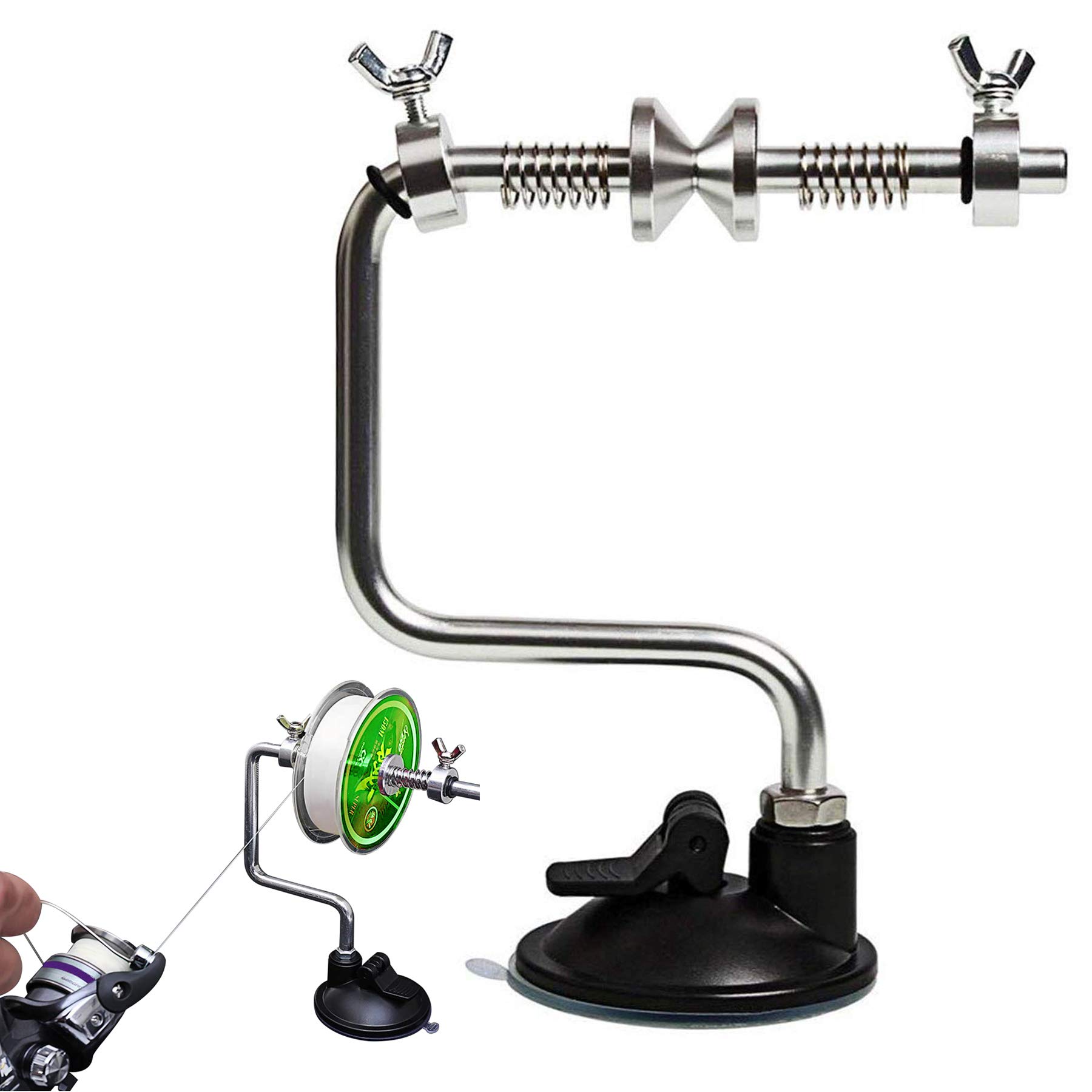 Fishing Line Spooler Portable Reel Winder Machine Adjustable Spooler Line Winder Spool System Fishing Tool Tackle Accessories