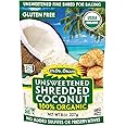 Let's Do...Organic Shredded, Unsweetened Coconut, 8 Ounce Packages (Pack of 12)