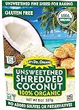 Let's Do Organic Shredded, Unsweetened Coconut, 8-Ounce Packages (Pack of 12)