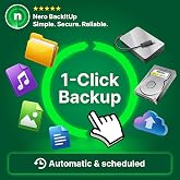 Nero BackItUp &ndash; Data Backup Software | Automatic Backup, Data Recovery, Cloud Backup, Fully Automated | Lifetime License | 1 PC | Windows 11/10