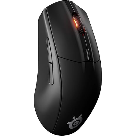 SteelSeries Rival 3 Wireless Optical Gaming Mouse with Brilliant Prism RGB Lighting (Certified Refurbished)