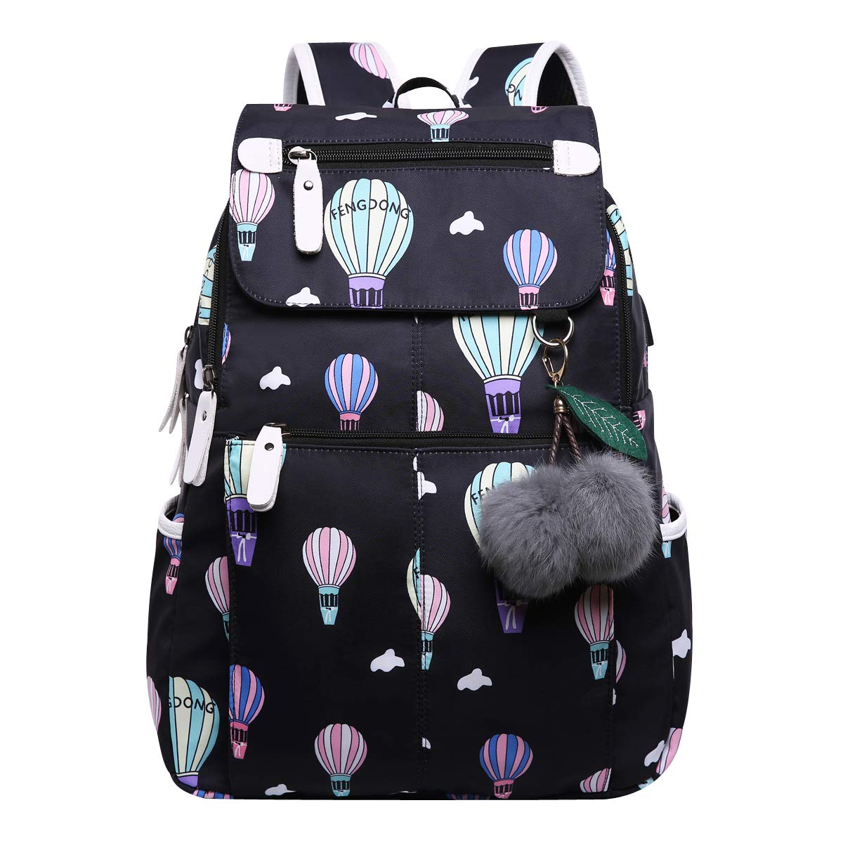 Mochilas Escolares Juveniles Chicas Mochila Escolar Juvenil Mochilas  Colegio Instituto Universitarias Grandes Mujer Maletas Bolsos Escolares con  USB Puerto de Carga para Secundaria Portatil Viaje Bolsas escolares  Material escolar