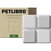 PETLIBRO Pet Food Desiccant Bag, 6 Packs Desiccant Bags for Cat Dog Feeder, Keep Pet Food Dry and Fresh, Suitable PETLIBRO Automatic Cat Feeder Model PLAF005, PLAF006, PLAF103, PLAF203, PLAF301