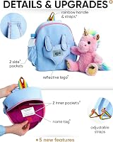 Naturally KIDS Medium Pink Unicorn Backpack for Girls 5-7 Years view 4