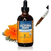 Herb Pharm Certified Organic California Poppy Liquid Extract for Calming Nervous System Support - 4 Ounce