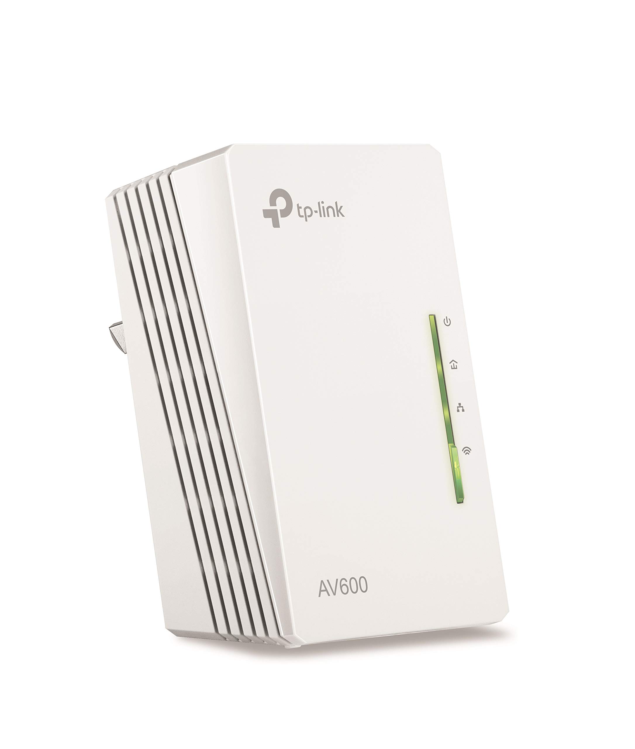 TPLink AV600 Powerline WiFi Extender N300 WiFi, Single Adapter