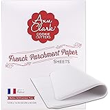 Ann Clark Parchment Paper Sheets for Baking, Made in France, Natural Nonstick 16" x 12" Precut 100 Sheets