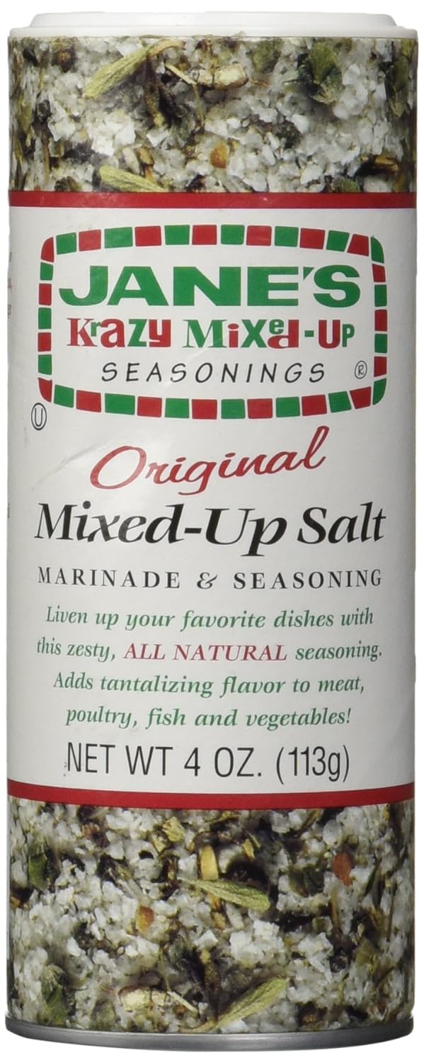 Jane's Krazy Mixed Up Salt, 4 Ounce : Mixed Spices And Seasonings : Grocery & Gourmet Food