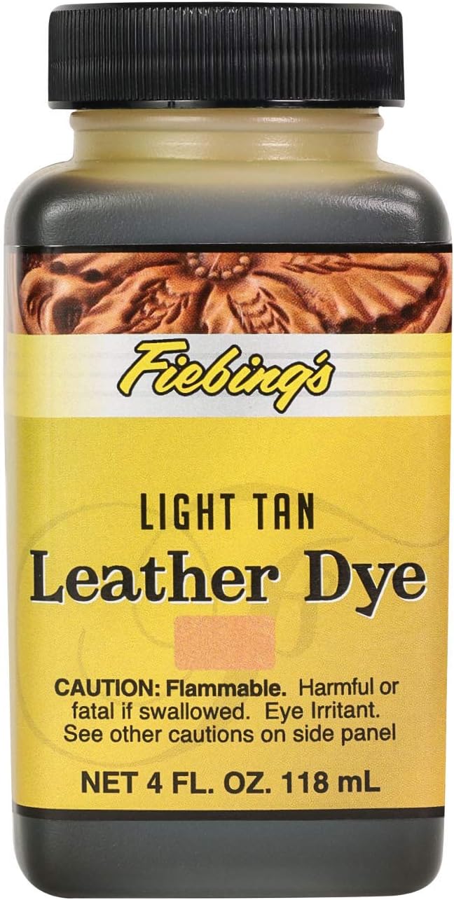 Fiebing Leather Dye 4 Oz Color (Light Tan) Automotive