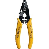 Jonard Tools JIC-375 Three Hole Fiber Optic Stripper | Strips 1.6-3.0mm Jacket, 600-900&mu;m Buffer, 250&mu;m Coating, Precision Tool with Angled Jaw and Safety Lock
