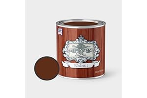 HEIRLOOM TRADITIONS PAINT All-in-ONE Gel Stain, Oil Based with Topcoat, no Sanding Required, Walnut, 16oz