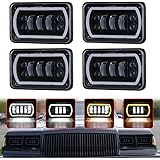 Amazon.com: GENSSI H4666 4x6 Headlight Conversion Wiring Adapter Cable Plug: Automotive