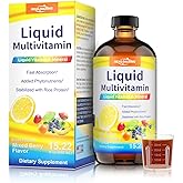 HEALOADING Nutritious Liquid Multivitamin for Women:Liquid Multi Vitamin with Amino Acids Zinc Selenium Mixed Fruit Flavor - Convenient Daily Nutrient Supplement