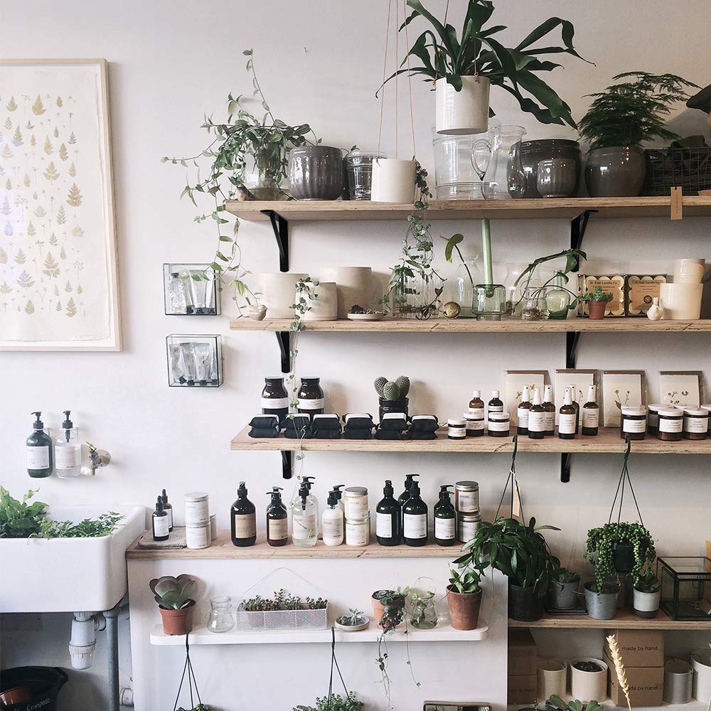 Multi Size Available Black Metal L Bracket Angle Wall Brackets For Shelves Shelf Brackets 12 Inch Heavy Duty Floating Shelf Bracket For Open Shelving 6 Pack With Screws Brackets Tools Home Improvement