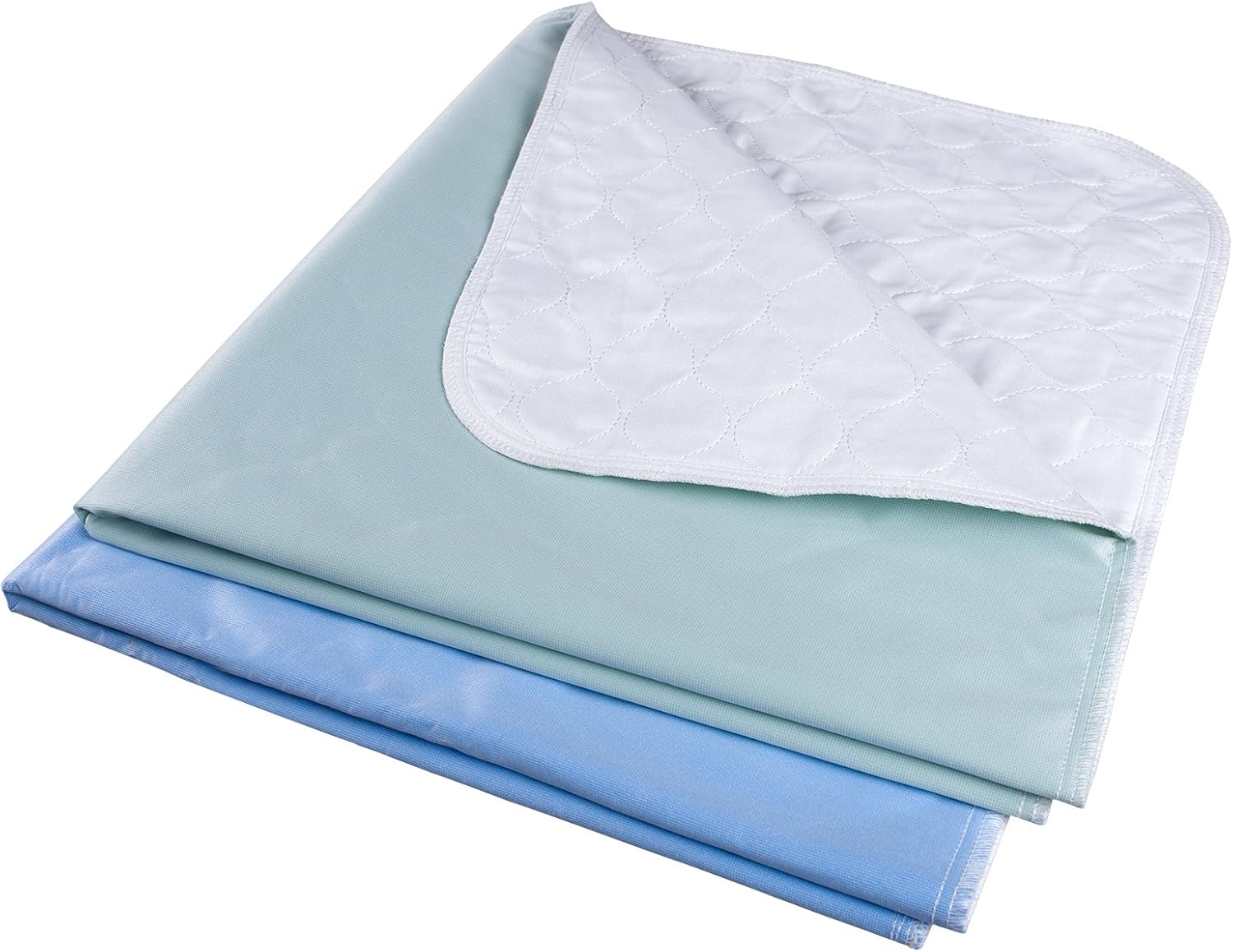 Waterproof Reusable Incontinence Bed Pads Washable Incontinence Underpads 8 Cups Absorbency，Non-Slip Mattress Protector for Adults, Kids and Pets(34”x 36” inch 2 Pack): Health & Personal Care