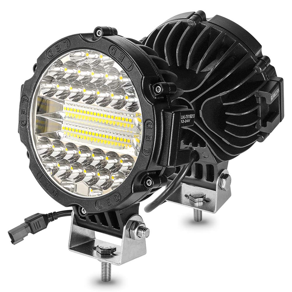 Buy BEAMCORN Round Led Light Pods 7 Inch Off Road Lights 213W Spot