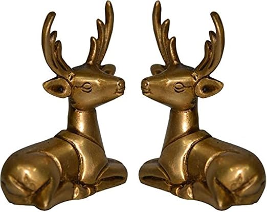 ELITE Brass Showpiece (5 x 3 x 7 cm, Golden)