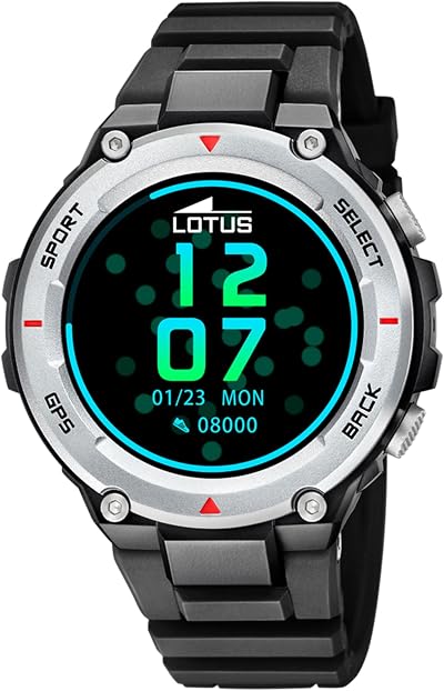 Lotus 50024/2 Mens Smartwatch Rubber Strap Multifunction Digital Watch