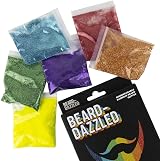 Gift Republic Beard Dazzled Biodegradable Rainbow Beard Glitter 6 Colours view 2