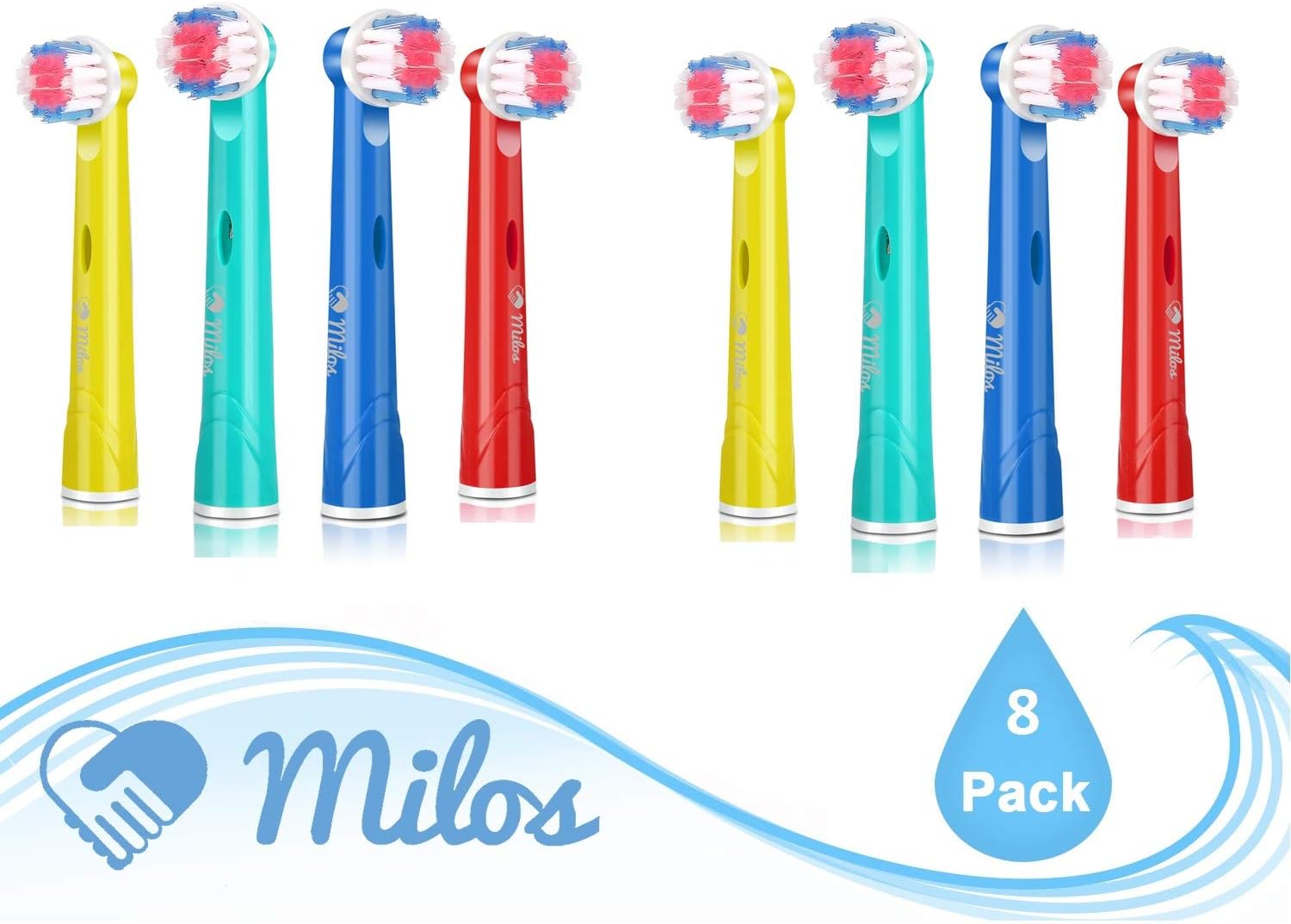 Milos Toothbrush Heads Compatible with Oral B - Image 3