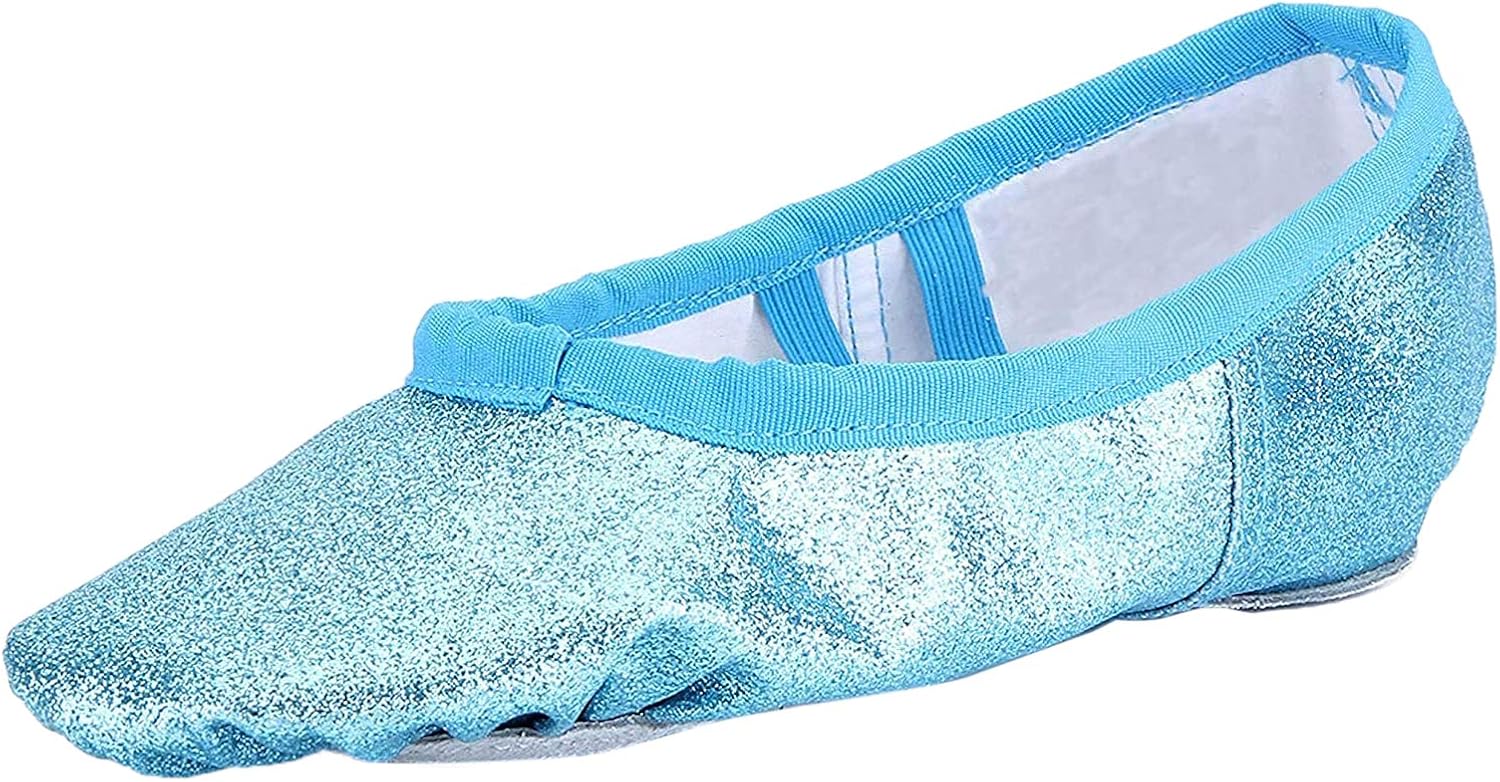 Weiß 39 EU Nzcm Ballettschuhe Damen mit Geteilter Ledersohle Flache ...