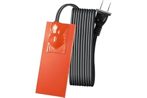 YOTNUS Engine Heater Oil Pan Heater Pad Replacement Block Heater,50 W Silicone Heating Pad for Cold Weather with Heat Protector Cord Length 5.6 Ft