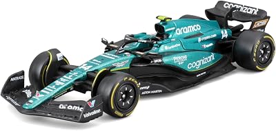 Bburago Aston Martin AMR23 Alonso 1:43 Diecast F1 Car Official Licence