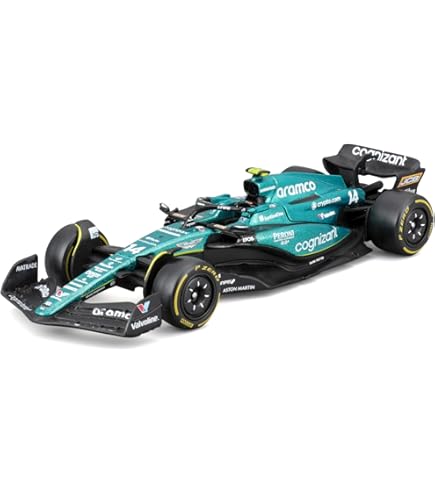 Amazon.com: BBURAGO Aston Martin AMR23#18 Stroll - Realistic Car