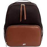 Freshly Picked Breast Pump Backpack, Wipeable Vegan Leather and Neoprene Breast Pump Bag, Fits Spectra S1 and S2, 3-Compartment, 8-Pocket