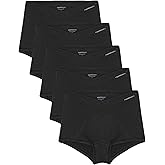 Organic Basics womens Flex Organic Cotton Boyshort Underwear 5-pack