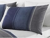 Fusion Betley Classic Wide Stripe Duvet Cover Set – Blue King view 3