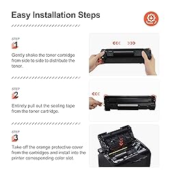 v4ink 2PK Compatible 85A Toner Cartridge