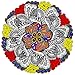 Ruffled Feathers - Giant Mandala Coloring Poster - 22