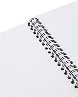 Q-Connect Hardback Wirebound Book A4 Black Pack of 3 view 2