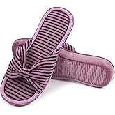 Caramella Bubble Womens Summer Open Toe Memory Foam Slip on Slippers Indoor Outdoor